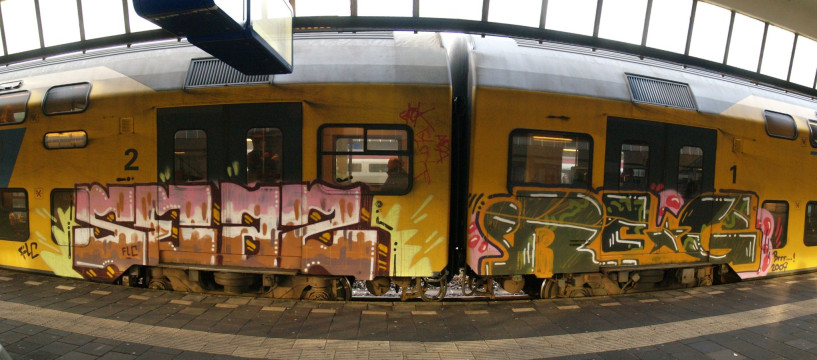 Dutch Train Graffiti