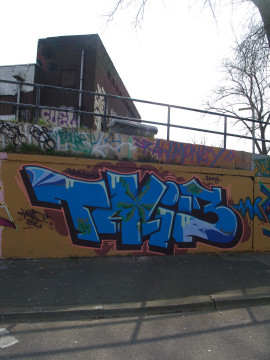 Graffiti Prinses Irene Tunnel - Delft 2009