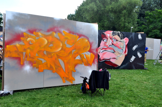 Ses unfinished - Graffiti Jam Almere