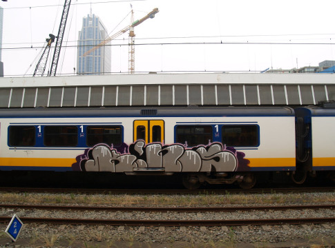 Dutch Train Vandalism
