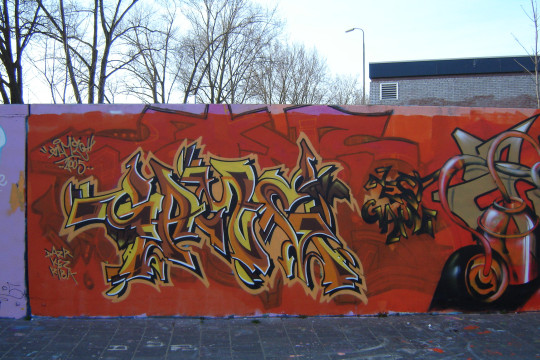 Graffiti Prinses Irene Tunnel Delft 2005