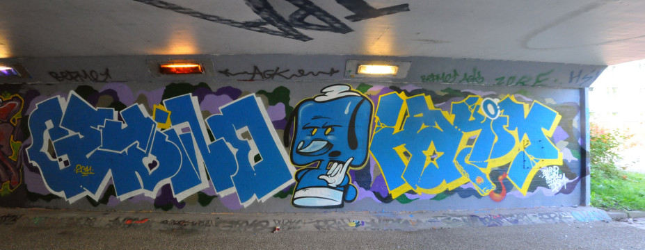 Behind, Rumbl & Hakim - Rotterdam graffiti 2011